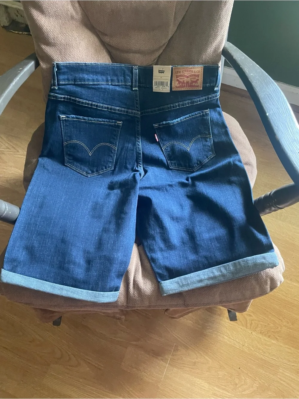 Levi's Indigo Blue Denim Shorts